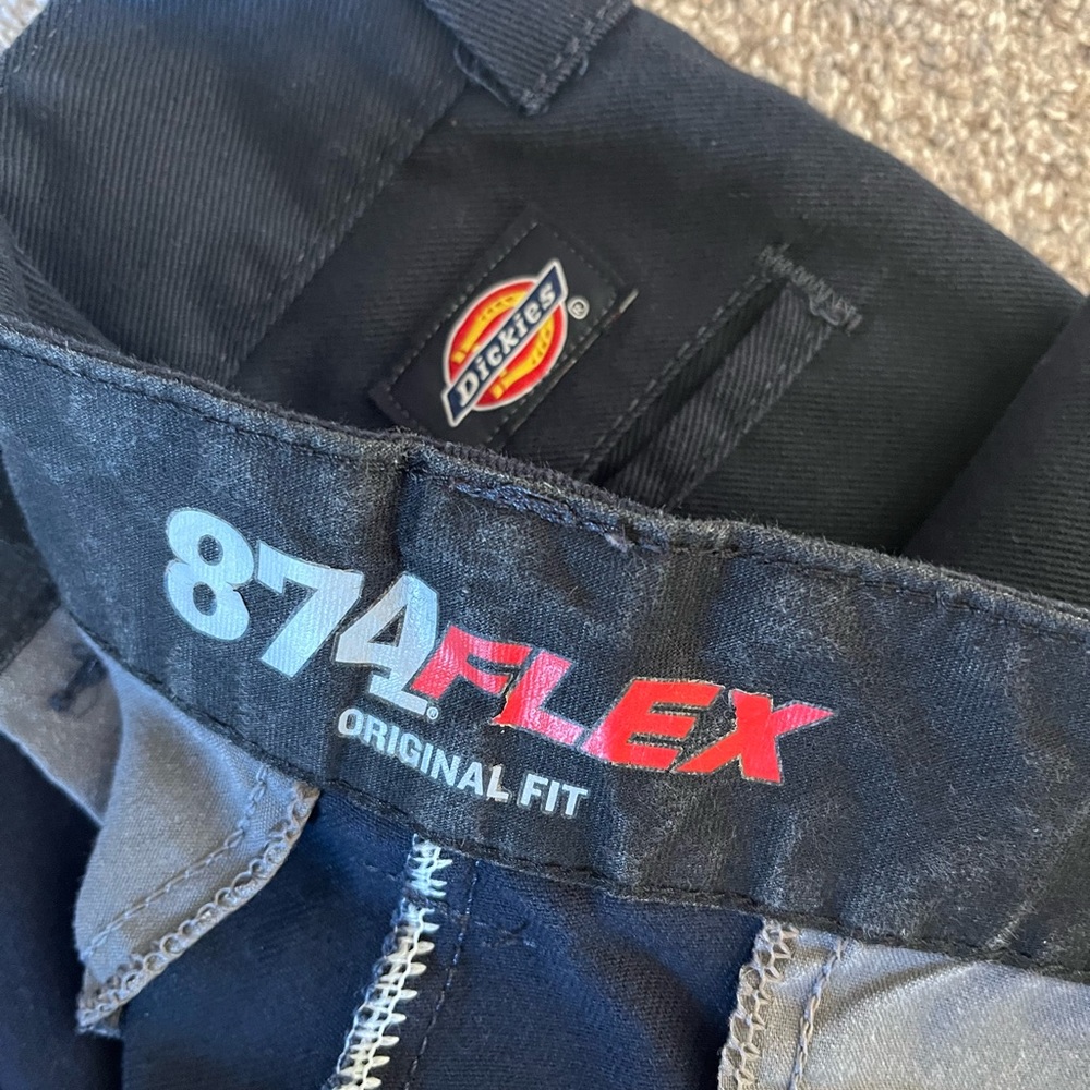 Dickies Tan Striped Casual Pants